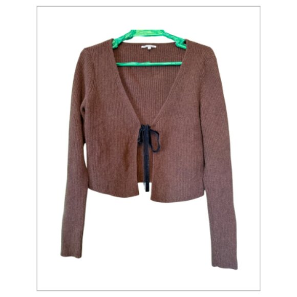 Reformation Sweaters - NWOT Brown Cashmere REFORMATION Cardigan Size L (BB0228)